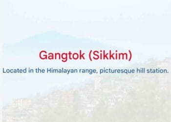 Gangtok Sikkim Located in the Himalayan range