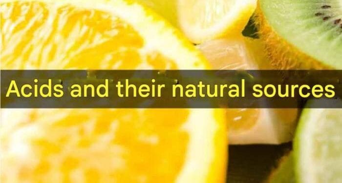 Acids and Their Natural Sources