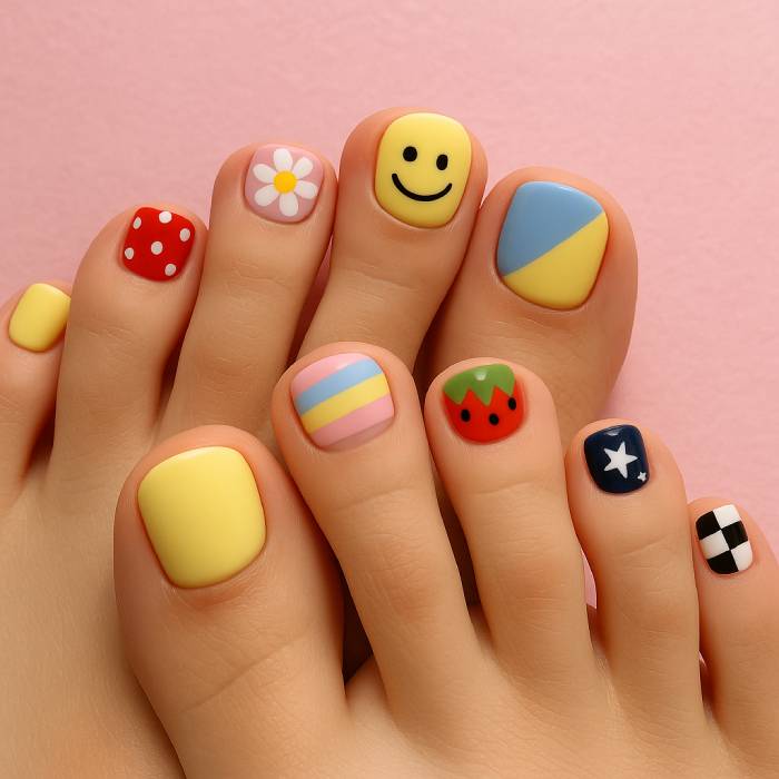 Cute Toe Nail Art Styles