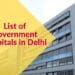 Government hospital Delhi
