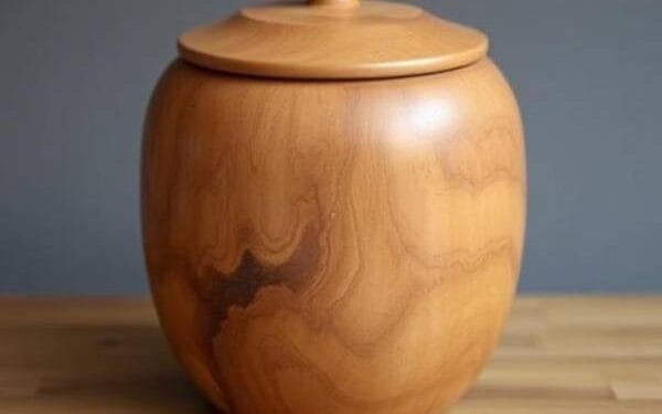 Mango Wood Jar