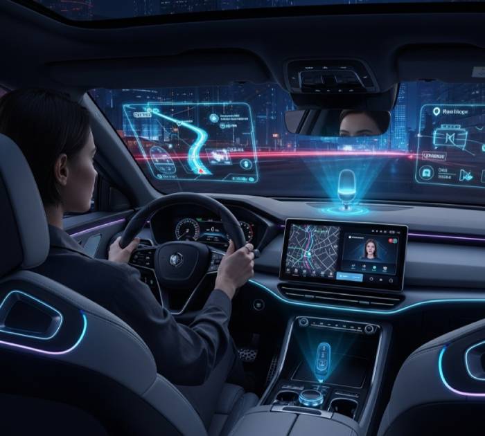 Artificial intelligence in cars for safety and smart driving