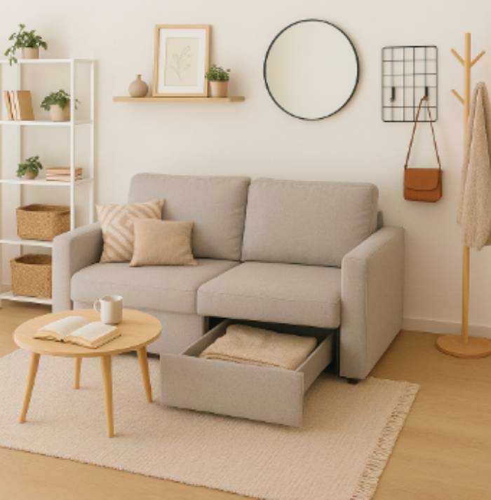 Small apartment storage hacks