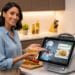 AI-powered kitchen gadgets in a modern kitchen setup for smarter cooking