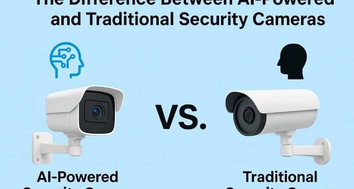 Comparing AI-powered security camera and traditional security camera
