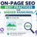 On-Page SEO Best Practices for Higher Rankings
