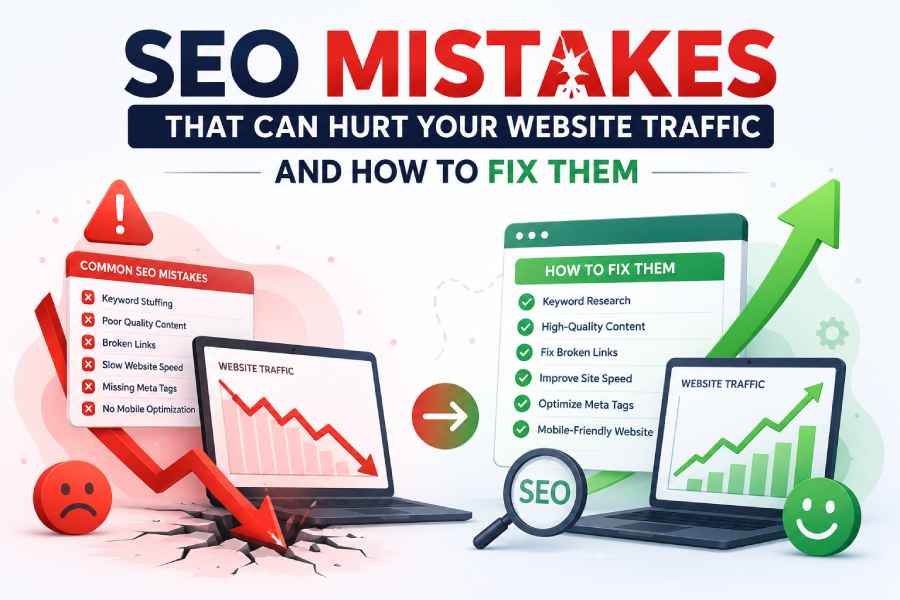 SEO Mistakes That Can Hurt Your Website Traffic and How to Fix Them