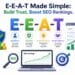 E-E-A-T explained with strategies to build trust, demonstrate expertise, and improve SEO rankings in Google Search.
