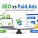 Compare SEO and paid ads to understand which digital marketing strategy delivers better traffic, leads, conversions, and long-term business growth