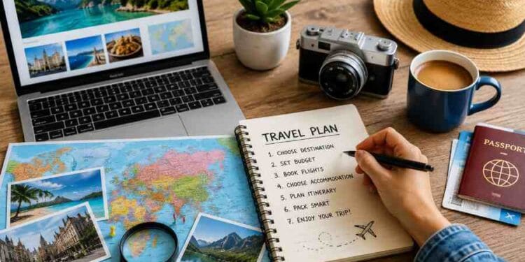 how to plan a trip step by step