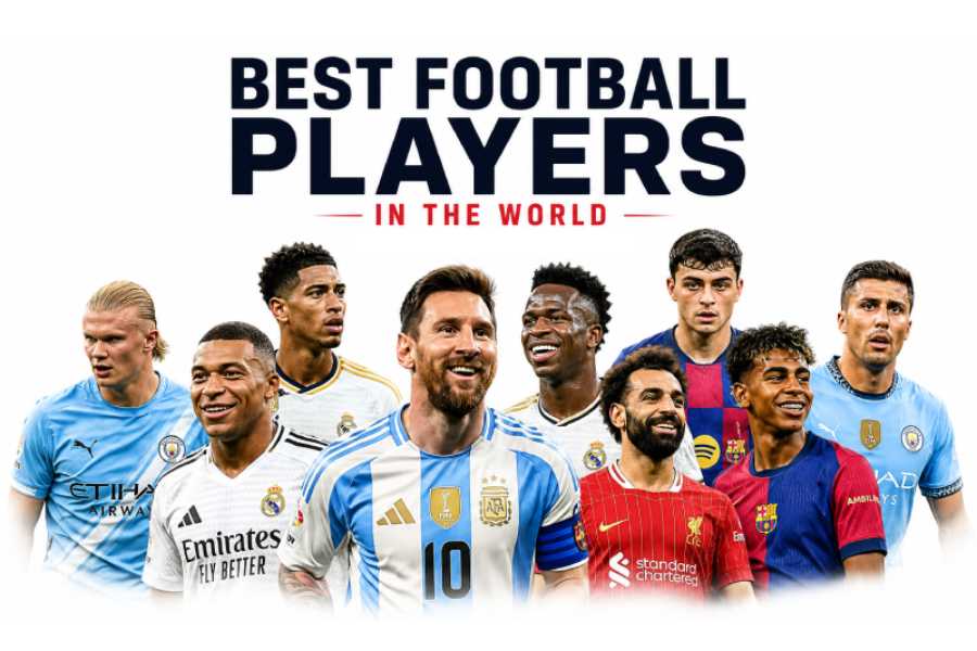 The best football players in the world in 2026, featuring top international stars from leading clubs