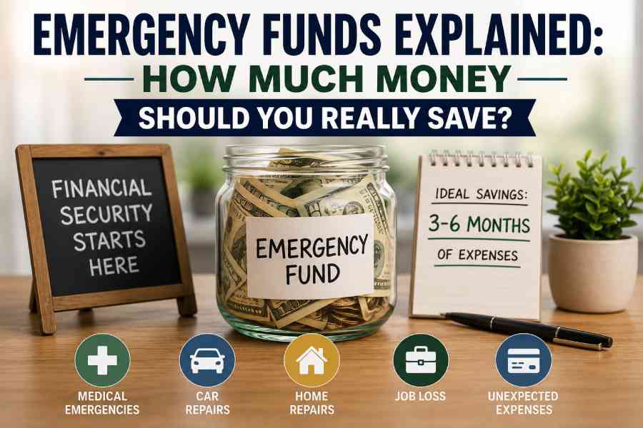 Learn how much money you should keep in an emergency fund to cover unexpected expenses, protect your finances, and achieve long-term financial stability