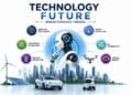 Future technology breakthrough trends with AI, robotics, 5G, and clean energy