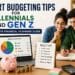 Smart budgeting and financial planning guide for Millennials and Gen Z with savings, budgeting, and money management concepts