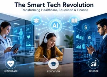 Smart technologies transforming healthcare, education, and finance
