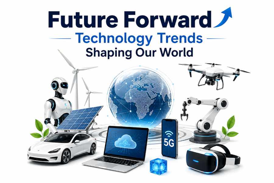 AI, robotics, 5G, EV, and future technology innovations