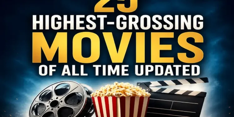 A complete ranking of the 25 highest-grossing movies worldwide, including box office totals, release years, franchises, and major records