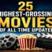 A complete ranking of the 25 highest-grossing movies worldwide, including box office totals, release years, franchises, and major records