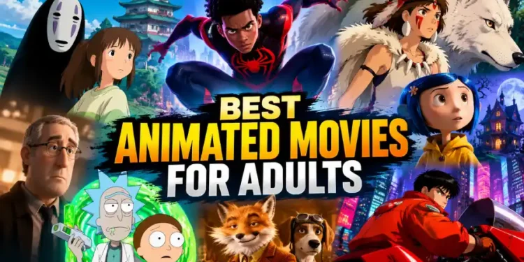 A comprehensive guide to the best animated movies for adults, covering anime, psychological thrillers, emotional dramas, dark comedy, fantasy, and experimental animation.