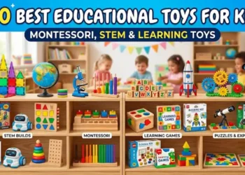 Educational toys for kids including Montessori and STEM toys
