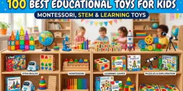 Educational toys for kids including Montessori and STEM toys