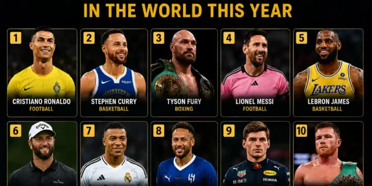 Explore the world's highest-paid athletes with salary, endorsements, prize money, business ventures, and total earnings.