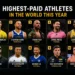 Explore the world's highest-paid athletes with salary, endorsements, prize money, business ventures, and total earnings.