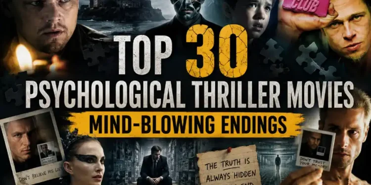Top psychological thriller movies with shocking twists, hidden clues, mind-blowing endings, and unforgettable