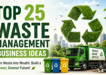 Explore 25 practical, scalable waste management and recycling business ideas with detailed setup guides and revenue models.